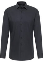 SLIM FIT Performance Shirt in black plain