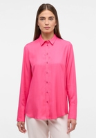 Pink Ribbon Bluse in pink unifarben