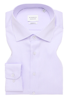 MODERN FIT Hemd in lavender gestreift