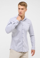 SLIM FIT Jersey Shirt in grau unifarben