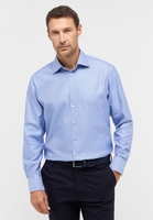 MODERN FIT Chemise bleu clair structuré