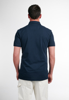 MODERN FIT Polo shirt in dark blue plain