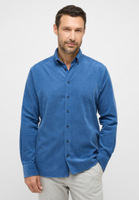 MODERN FIT Shirt in smoke blue plain