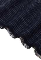 Scarf in blue patterned