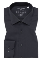 SLIM FIT Performance Shirt in black plain