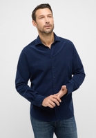 MODERN FIT Shirt in indigo plain
