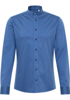 SLIM FIT Jersey Shirt in blauw vlakte