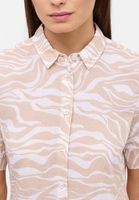 shirt-blouse in beige printed