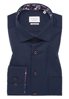 MODERN FIT Cover Shirt in navy unifarben