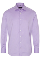 MODERN FIT Cover Shirt in lavender unifarben