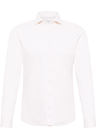 SLIM FIT Jersey Shirt in off-white plain