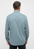 COMFORT FIT Shirt in sage green checkered