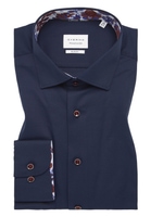 SLIM FIT Cover Shirt in navy plain