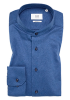 MODERN FIT Jersey Shirt in blau unifarben