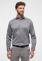 MODERN FIT Cover Shirt in grijs vlakte