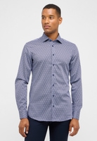 SLIM FIT Shirt in blue printed