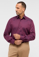 COMFORT FIT Shirt in bordeaux structured