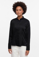 Satin Shirt Blouse noir uni