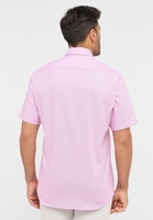 MODERN FIT Hemd in pink strukturiert