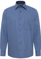 COMFORT FIT Shirt in blue-gray checkered