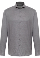 COMFORT FIT Shirt in anthracite structured