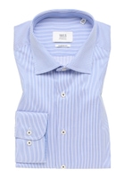 MODERN FIT Shirt in royal blue striped