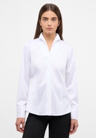 Satin Shirt Blouse in white plain