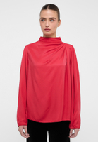 Viscose Shirt Blouse rouge uni