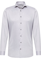 SLIM FIT Performance Shirt in grey structured