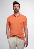 REGULAR FIT Polo shirt in orange plain