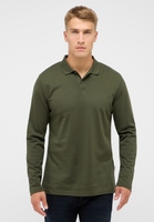 REGULAR FIT Poloshirt in olive unifarben