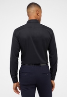 SLIM FIT Performance Shirt noir structuré