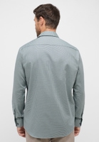 COMFORT FIT Shirt in sage green checkered