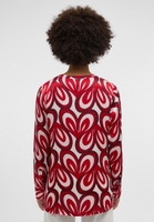 tunic in red printed