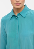 shirt-blouse in emerald plain