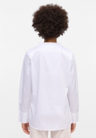 Satin Shirt Blouse in white plain