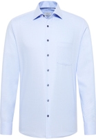 MODERN FIT Chemise bleu clair structuré