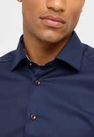 SLIM FIT Cover Shirt in navy vlakte