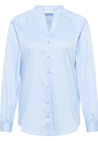 Satin Shirt Blouse in light blue plain