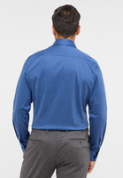 MODERN FIT Jersey Shirt in blue plain