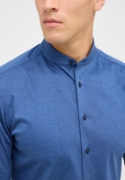 SLIM FIT Jersey Shirt in blue plain