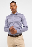 SLIM FIT Performance Shirt in dark blue printed