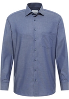 MODERN FIT Chemise bleu gris uni