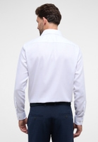 COMFORT FIT Hemd in weiß strukturiert