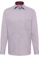 COMFORT FIT Shirt in terracotta checkered