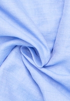 COMFORT FIT Linen Shirt in azure plain