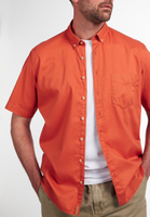 MODERN FIT Shirt in orange plain