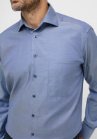 COMFORT FIT Shirt in blue-gray structured