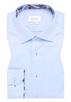 SLIM FIT Cover Shirt in hellblau unifarben