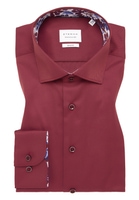 SLIM FIT Cover Shirt in bordeaux unifarben